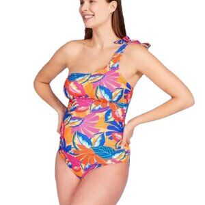 Isabel Maternity Floral Swimsuit Size M Ingrid & Isabel NWT
